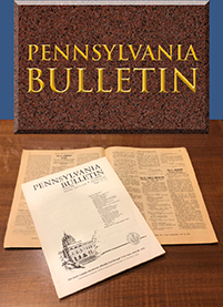 Pennsylvania Code & Bulletin Pennsylvania Code